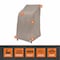 Modern Leisure Garrison Stackable/High Back Bar Chair Cover, Waterproof, 27 in. L x 27 in. W x 49 in. H, Sandstone 3076 - alternate 2